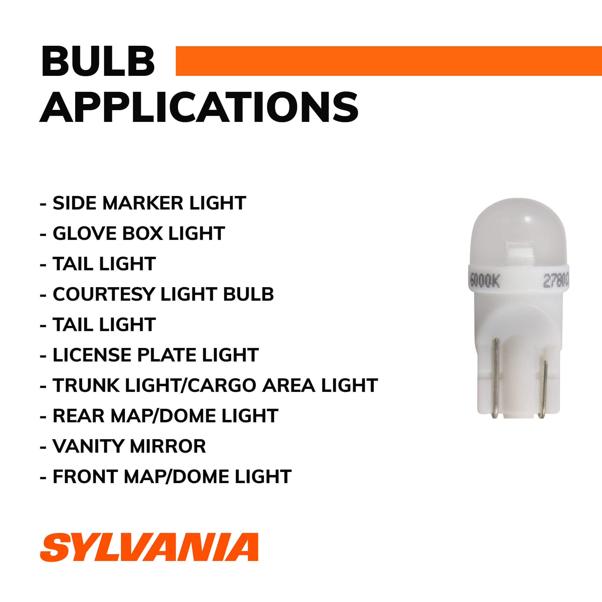 Sylvania 194 syl led mini bulb discount